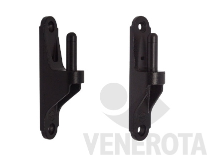 Immagine di Cardine su piastra in acciaio Maico