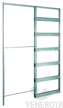 Immagine di Kit falsotelaio Unico 1 anta per cartongesso Eclisse