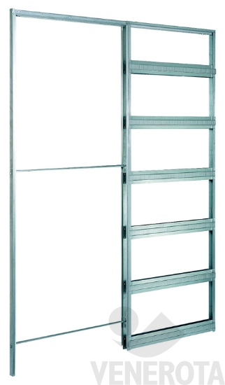 Immagine big Immagine di Kit falsotelaio Unico 1 anta per cartongesso Ecl...