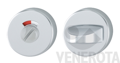 Immagine di Coppia bocchette tonde 42KS per porte WC con nottolino...