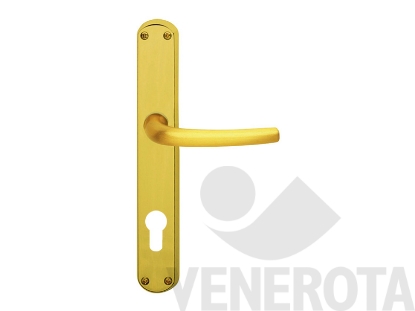 Immagine di Maniglia Milena con placca Ghidini