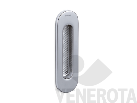 Immagine big Immagine di Maniglia ovale ad incasso Vico cieca per porta s...