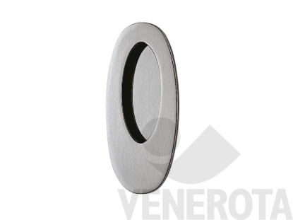 Immagine di Maniglia ovale ad incasso CB 111 cieca per porta scorr...