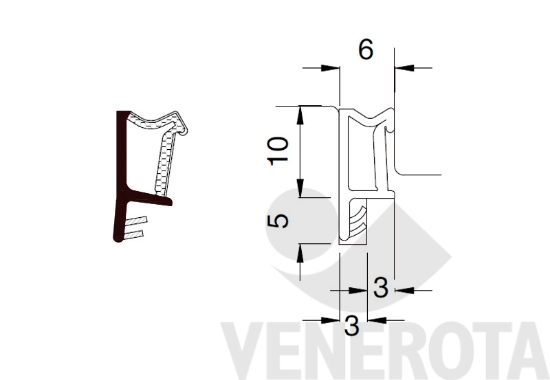 Immagine big Immagine di Guarnizione schiumata SP103a Deventer