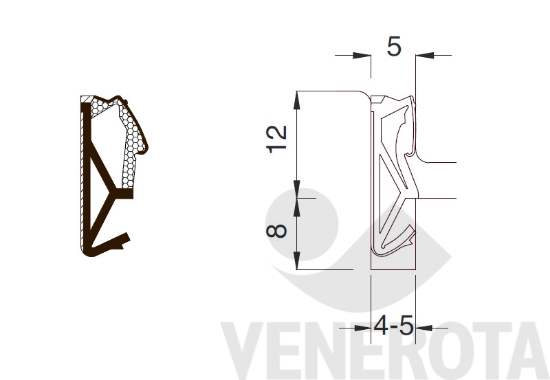 Immagine big Immagine di Guarnizione schiumata SP812 Deventer