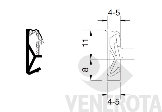 Immagine big Immagine di Guarnizione schiumata SP8913 Deventer