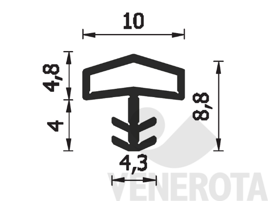 Immagine big Immagine di Guarnizione A 106 K Roverplastik