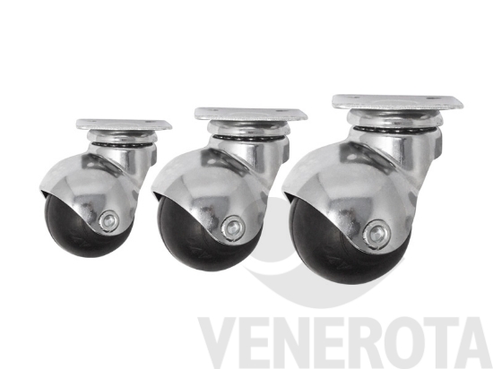 Immagine big Immagine di Ruota girevole con attacco a piastra 165 Valsecc...