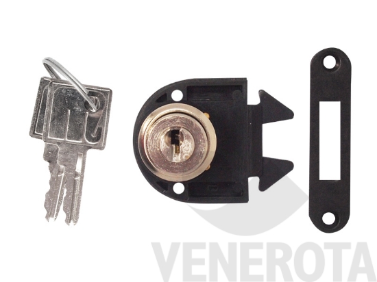 Immagine big Immagine di Serratura orizzontale per scorrevole a cilindro ...