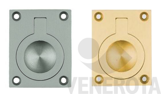 Immagine big Immagine di Maniglia ad incasso con anello per mobili mod. 5...