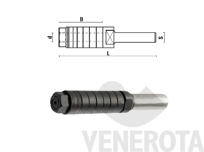 Immagine di Alberello porta frese art. A117 gambo 6 mm Klein