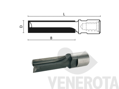 Immagine di Punta HW per elettrofresatrici art. attacco F103 M12 Klein