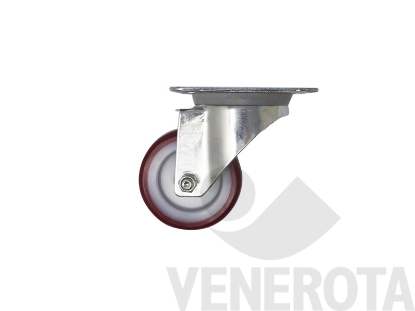 Immagine di Ruota girevole con attacco a piastra Industriale Derby...