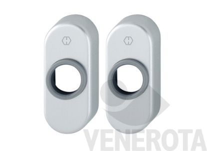 Immagine di Coppia rosette strette 30P - dimensioni 29x68 mm Hoppe