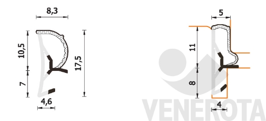 Immagine big Immagine di Guarnizione A 250 ESP BOB Roverplastik