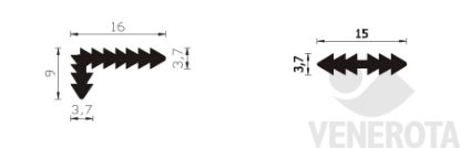 Immagine di Guarnizione per coprifili Roverplastik