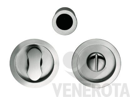 Immagine di Kit Open ID 211 BZG tondo con nottolino per porta scor...