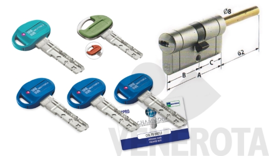 Immagine big Immagine di Cilindro di sicurezza Champions PRO CP4P - codol...