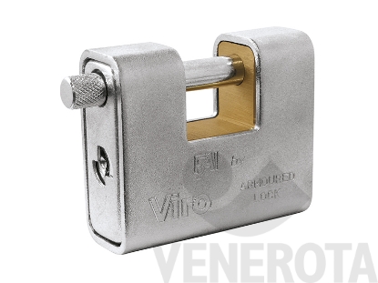 Immagine di Lucchetto corazzato con 3 chiavi Viro