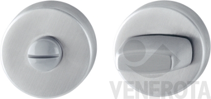 Immagine di Coppia bocchette tonde E42KS per porte WC con nottolin...