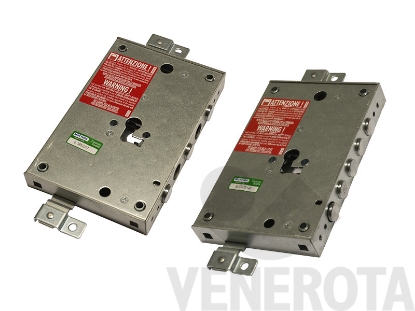 Immagine di Serratura triplice ad applicare a cilindro senza scroc...