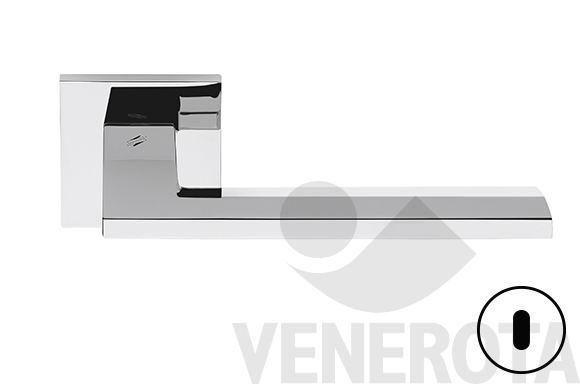 immagine 2 di Immagine di Maniglia Electra con rosetta quadra bassa Colomb...