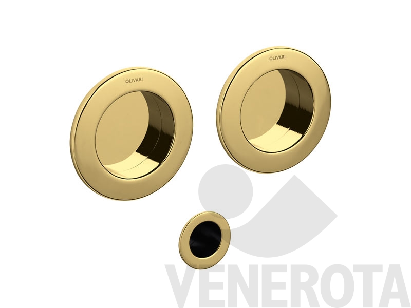 immagine 2 di Immagine di Kit cieco Giotto tondo per porta scorrevole Oliv...