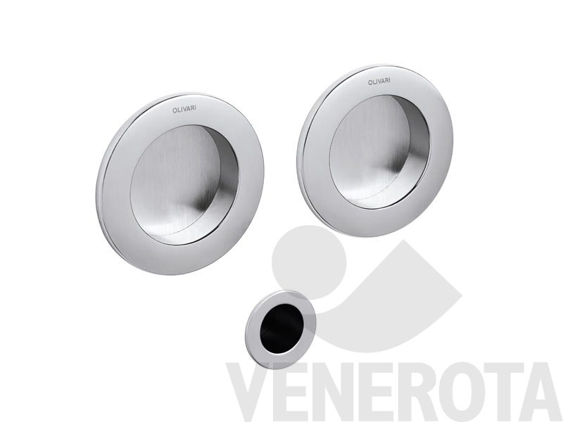 immagine 5 di Immagine di Kit cieco Giotto tondo per porta scorrevole Oliv...