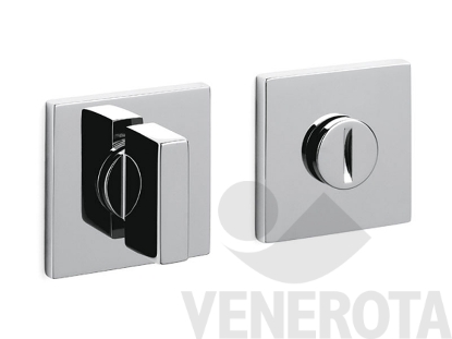 Immagine di Coppia bocchette quadre basse Space Q per porte WC con...