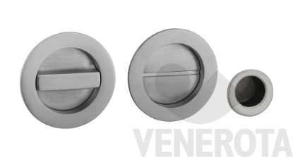 Immagine di Kit R60CP tondo con nottolino per porta scorrevole Reg...