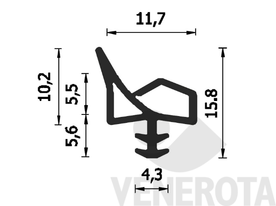 Immagine big Immagine di Guarnizione A 154 K Roverplastik