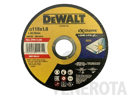 Immagine di Disco taglio acciaio inox standard DeWALT DT3442-QZ