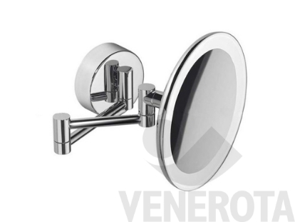 Immagine di Specchio ingranditore a muro con luce LED Contract Col...