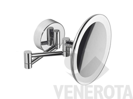Immagine big Immagine di Specchio ingranditore a muro con luce LED Contra...
