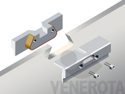 Immagine di Staffe per porte scorrevoli tutto vetro Eclisse