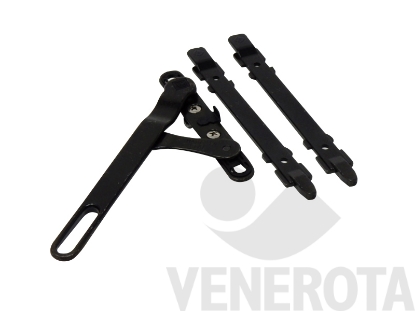 Immagine di Catenaccio a leva bidirezionale Bi-Hid per anta affian...