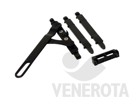 Immagine di Catenaccio a leva bidirezionale Bi-Hid per anta affian...