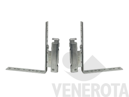 Immagine di Angolo cerniera DT130 per portafinestra con fissaggio ...