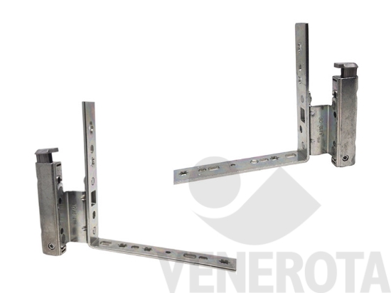 Immagine big Immagine di Angolo cerniera DT130 con fissaggio battuta Maic...