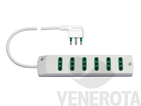 Immagine big Immagine di Multipresa 6X2P+T16A