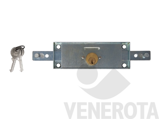 Immagine big Immagine di Serratura orizzontale centrale a cilindro tondo ...