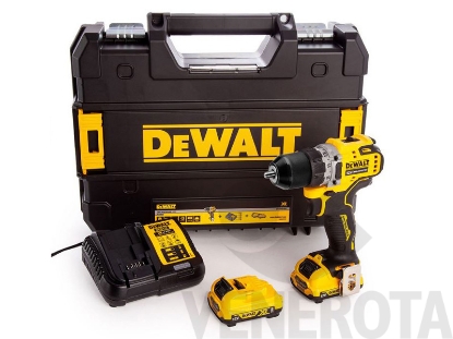 Immagine di Trapano avvitatore con percussione XR 12V DeWALT DCD70...
