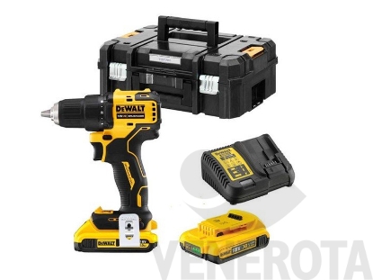 Immagine di Trapano avvitatore compatto XR 18V DeWALT DCD708D2T-QW