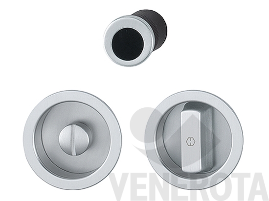 Immagine big Immagine di Kit Spazio 2 tondo in alluminio con nottolino pe...