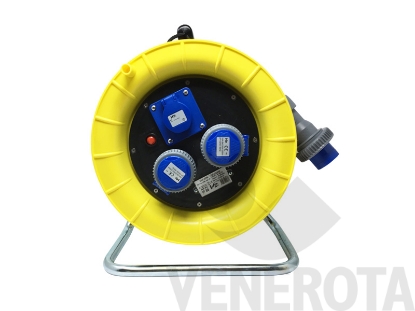 Immagine di Avvolgicavo industriale termoplastico 3 prese VB Electric