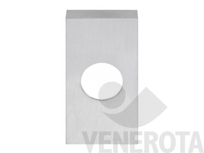 Immagine di Rosetta quadra con molla - dimensioni 31,5x63 mm Colom...