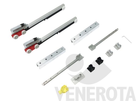 Immagine big Immagine di Kit carrelli biammortizzato a filo Ternoscorrevo...