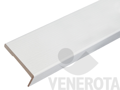 Immagine di Coprifilo laminatino bianco MATRIX Gold 85x10 mm con a...