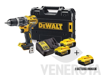 Immagine di Trapano avvitatore con percussione XR 18V DeWALT DCD79...