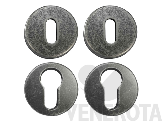 Immagine big Immagine di Coppia di bocchette tonde per maniglia Ginevra -...